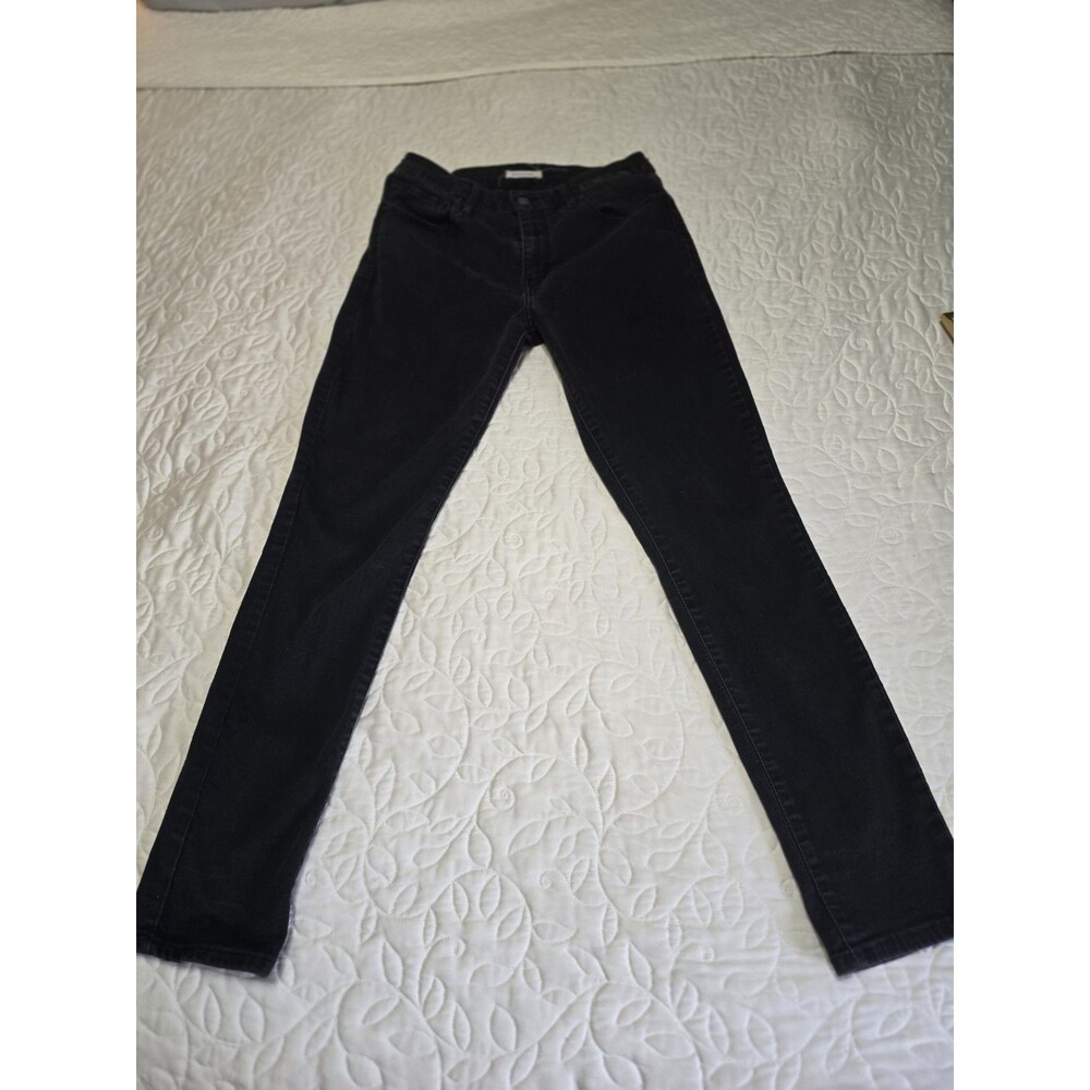 Levi's 721 High Rise Black Skinny Jeans Size 32